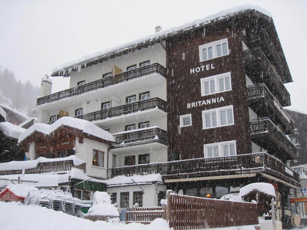 Britannia Hotel Saas Fee Exterior foto